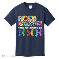 Rock Your Socks For World Down Syndrome Day Kids T-Shirt thumb 0