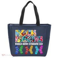 Rock Your Socks For World Down Syndrome Day Tote Bag thumb 0