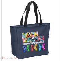 Rock Your Socks For World Down Syndrome Day Tote Bag thumb 2
