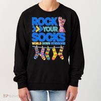 Rock Your Socks World Down Syndrome Awareness Day Women's Sweatshirt thumb 0