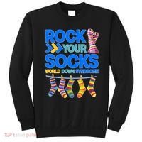 Rock Your Socks World Down Syndrome Awareness Day Sweatshirt thumb 0