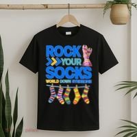 Rock Your Socks World Down Syndrome Awareness Day T-Shirt thumb 2