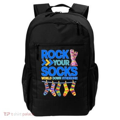 Rock Your Socks World Down Syndrome Awareness Day Backpack