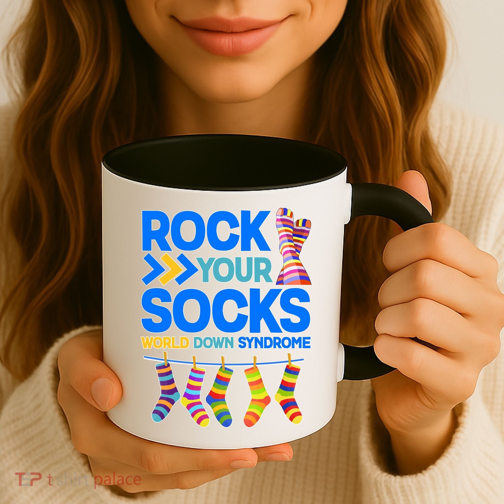 Rock Your Socks World Down Syndrome Awareness Day Coffee Mug
