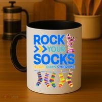 Rock Your Socks World Down Syndrome Awareness Day Coffee Mug thumb 4