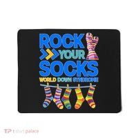 Rock Your Socks World Down Syndrome Awareness Day Mousepad thumb 0