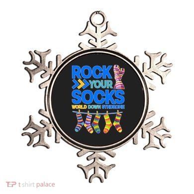 Rock Your Socks World Down Syndrome Awareness Day Ornament