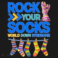 Rock Your Socks World Down Syndrome Awareness Day Ornament thumb 1