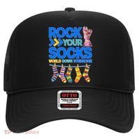 Rock Your Socks World Down Syndrome Awareness Day Hat thumb 0