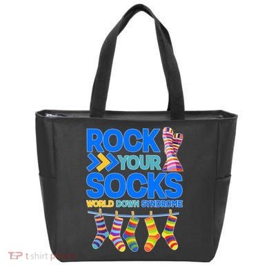Rock Your Socks World Down Syndrome Awareness Day Tote Bag