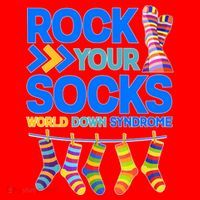 Rock Your Socks World Down Syndrome Awareness Day Santa Hat thumb 1