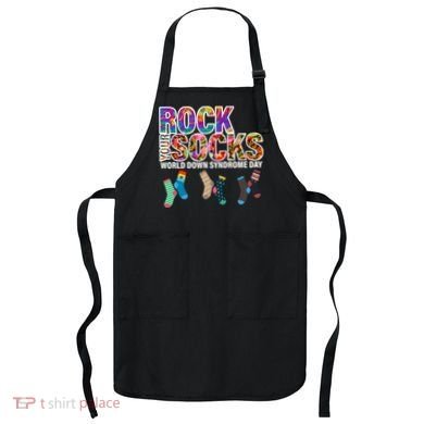 Rock Your Socks World Down Syndrome Day Apron