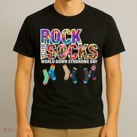 Rock Your Socks World Down Syndrome Day T-Shirt thumb 3