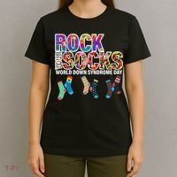 Rock Your Socks World Down Syndrome Day T-Shirt thumb 4