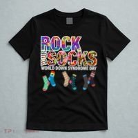 Rock Your Socks World Down Syndrome Day T-Shirt thumb 5