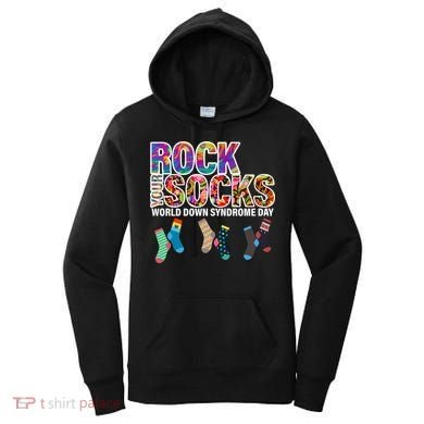 Rock Your Socks World Down Syndrome Day Women's Hoodie