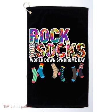 Rock Your Socks World Down Syndrome Day Golf Towel