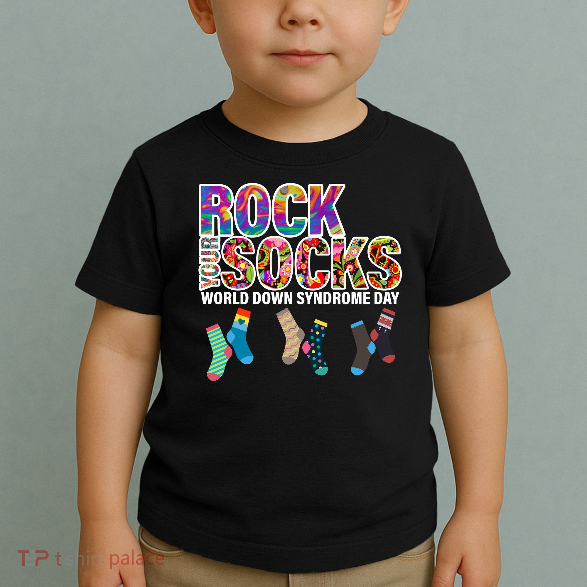 Rock Your Socks World Down Syndrome Day Toddler T-Shirt