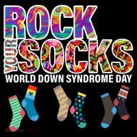 Rock Your Socks World Down Syndrome Day Women's Long Sleeve Shirt thumb 2