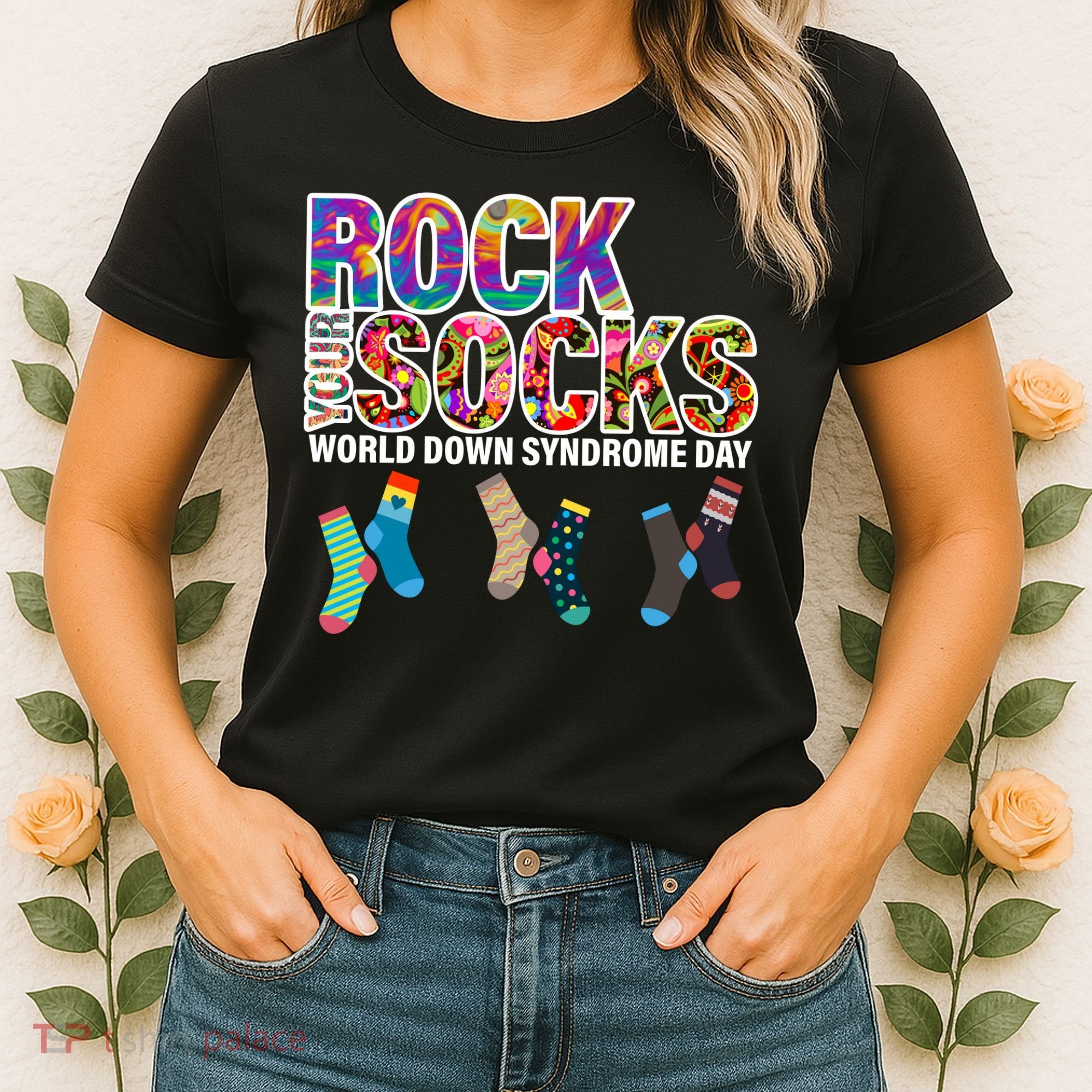 Rock Your Socks World Down Syndrome Day Women's T-Shirt