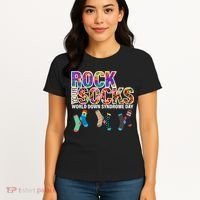 Rock Your Socks World Down Syndrome Day Women's T-Shirt thumb 4