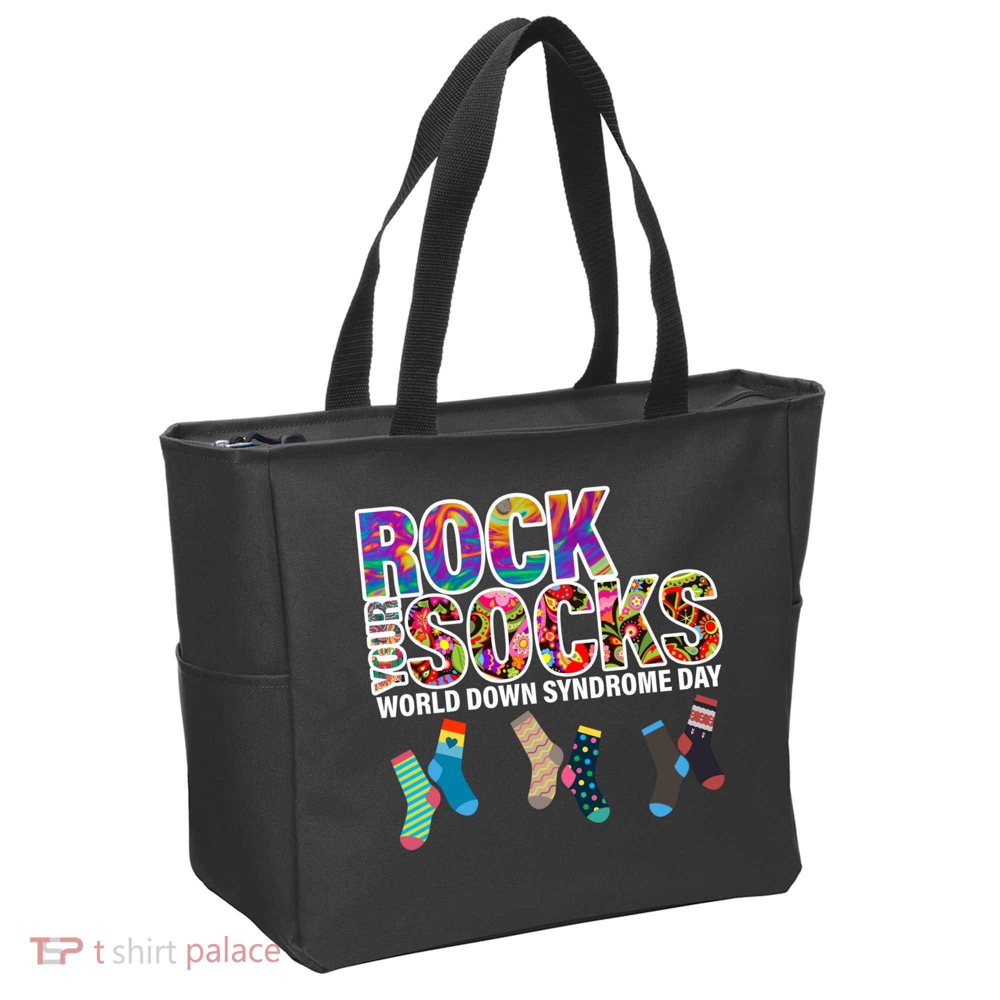 Rock Your Socks World Down Syndrome Day Tote Bag