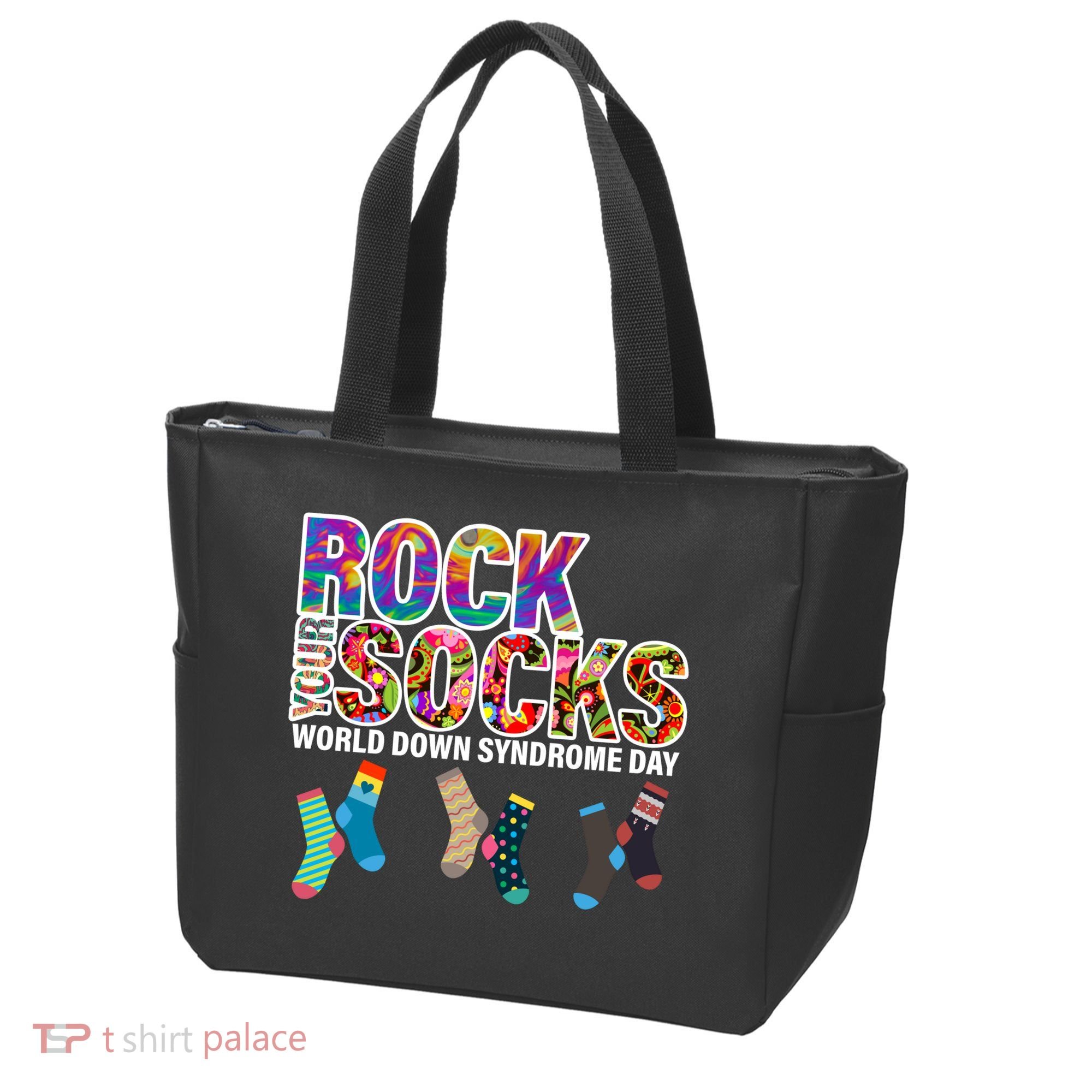 Rock Your Socks World Down Syndrome Day Tote Bag