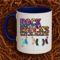 Rock Your Socks World Down Syndrome Day Coffee Mug thumb 2