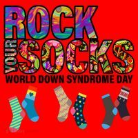 Rock Your Socks World Down Syndrome Day Santa Hat thumb 1