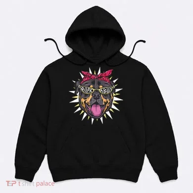 Rockabilly Rottweiler Dog Hoodie