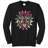 Rockabilly Rottweiler Dog Sweatshirt thumb 0