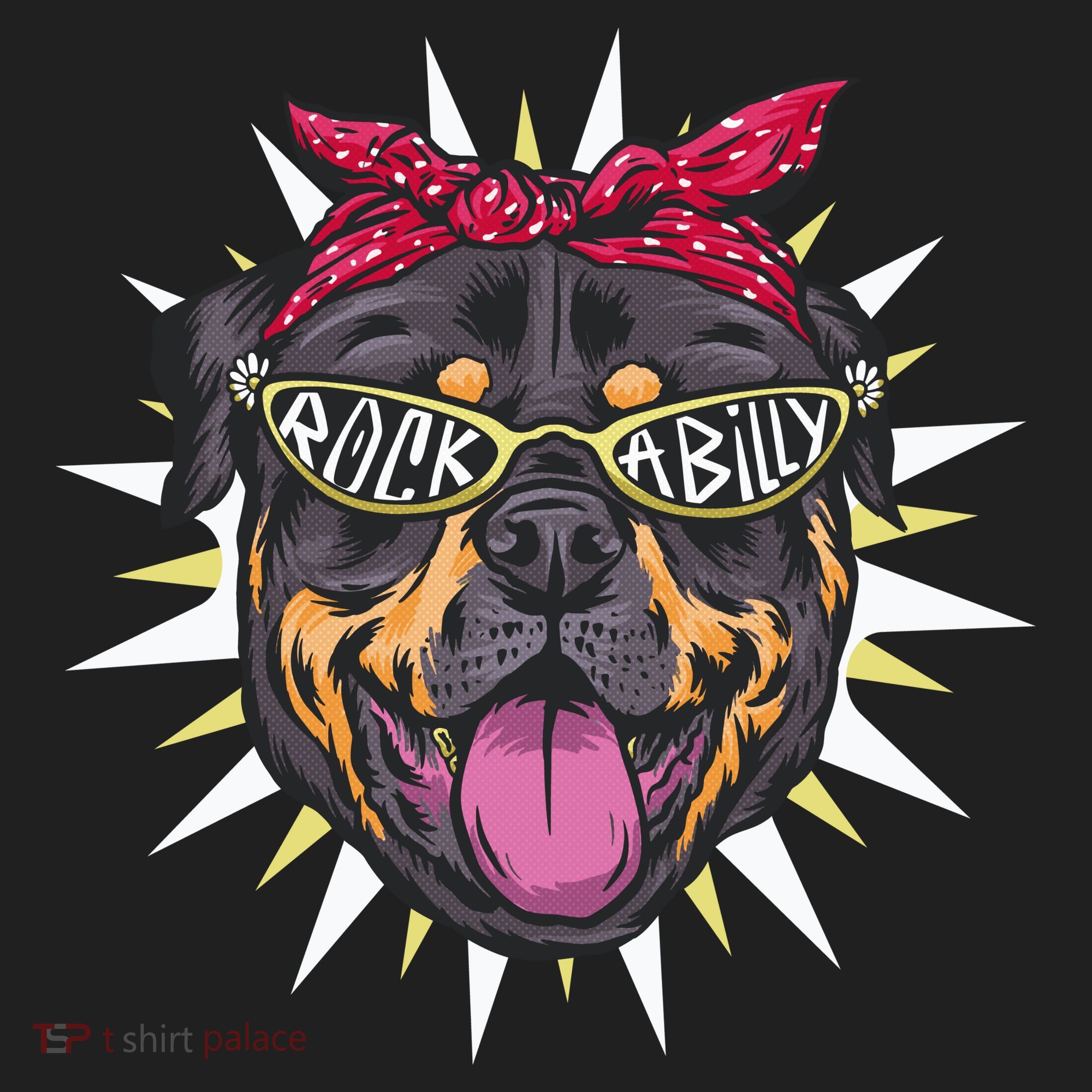 Rockabilly Rottweiler Dog Hat