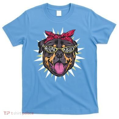Rockabilly Rottweiler Dog T-Shirt
