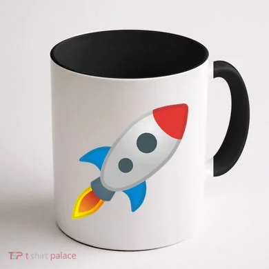 Rocket Coffee Mug back