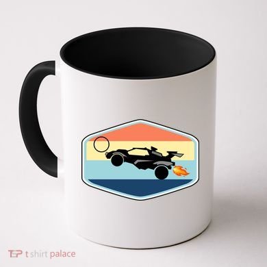 Rocket Socceer Car Badge Coffee Mug