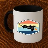 Rocket Socceer Car Badge Coffee Mug thumb 2