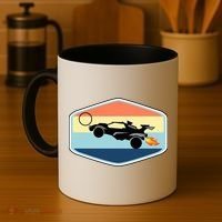 Rocket Socceer Car Badge Coffee Mug thumb 4