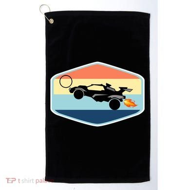 Rocket Socceer Car Badge Golf Towel