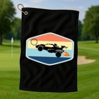Rocket Socceer Car Badge Golf Towel thumb 1