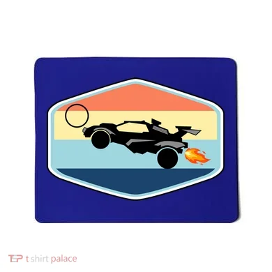 Rocket Socceer Car Badge Mousepad