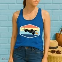 Rocket Socceer Car Badge Women's Tank Top thumb 2