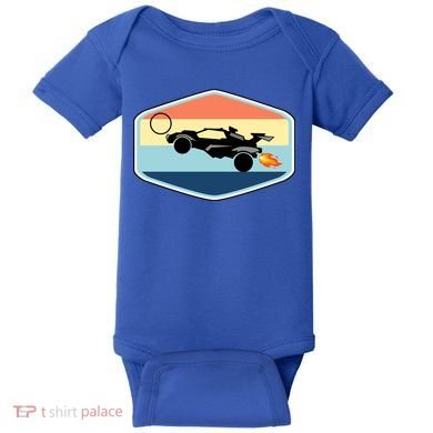 Rocket Socceer Car Badge Baby Bodysuit