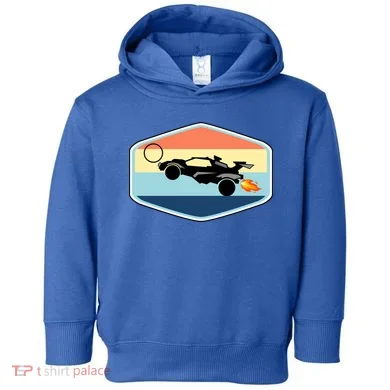 Rocket Socceer Car Badge Toddler Hoodie