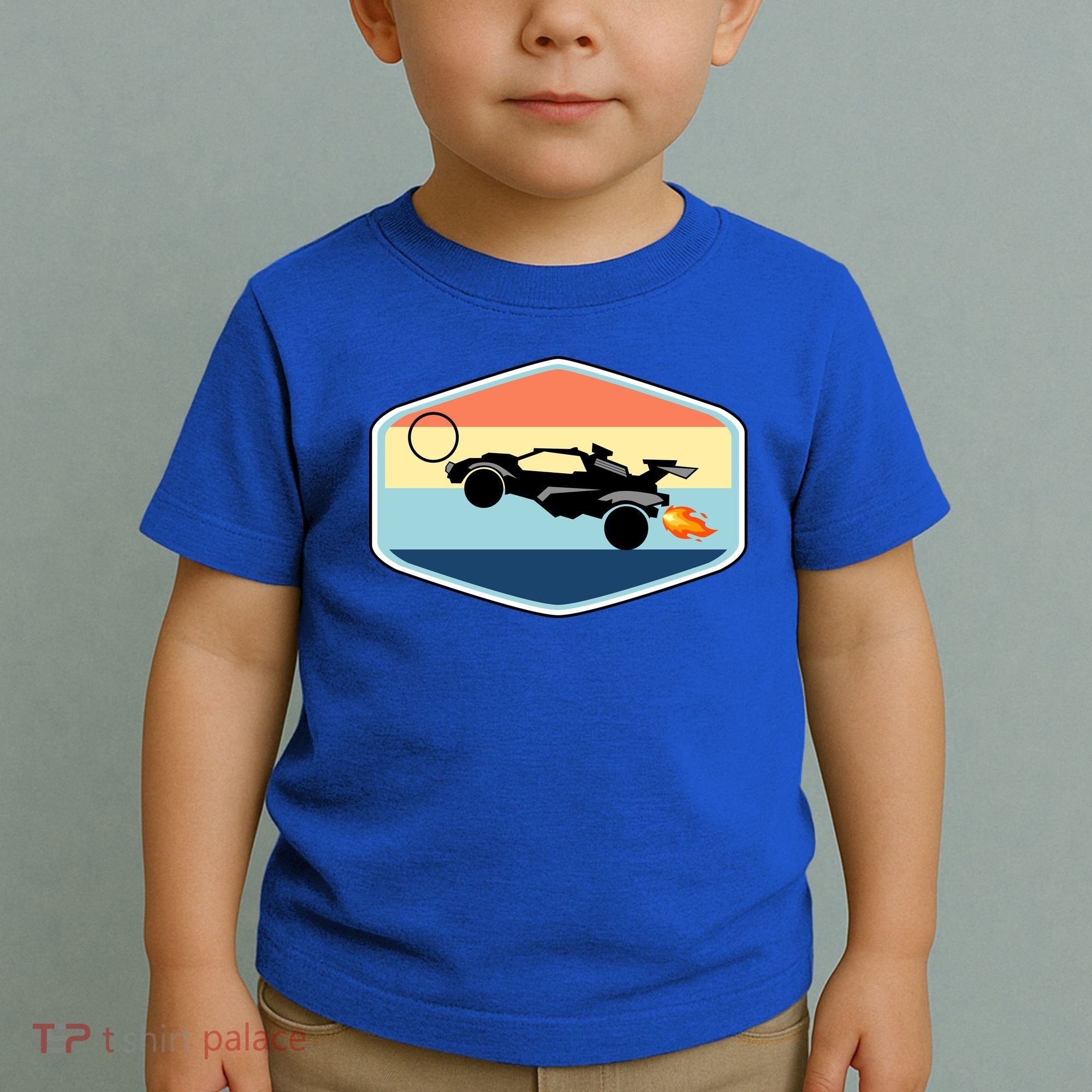 Rocket Socceer Car Badge Toddler T-Shirt