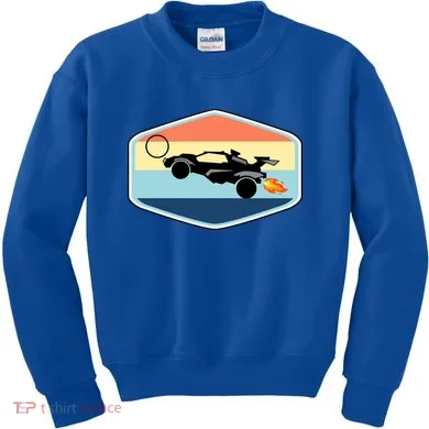 Rocket Socceer Car Badge Kids Sweatshirt