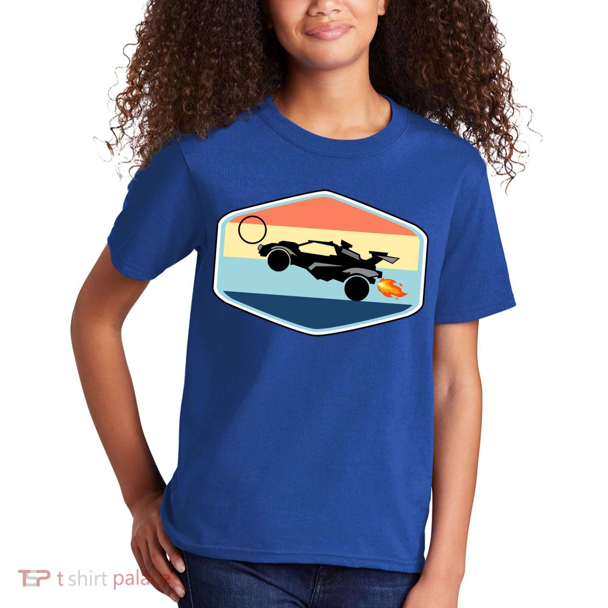 Rocket Socceer Car Badge Kids T-Shirt