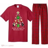 Rockin' Around the Christmas Tree Funny Guitar Pajama Set thumb 0