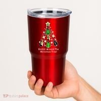 Rockin' Around the Christmas Tree Funny Guitar Tumbler thumb 2