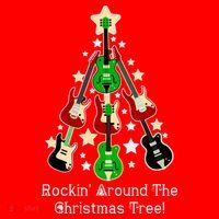 Rockin' Around the Christmas Tree Funny Guitar Baby Bodysuit thumb 2