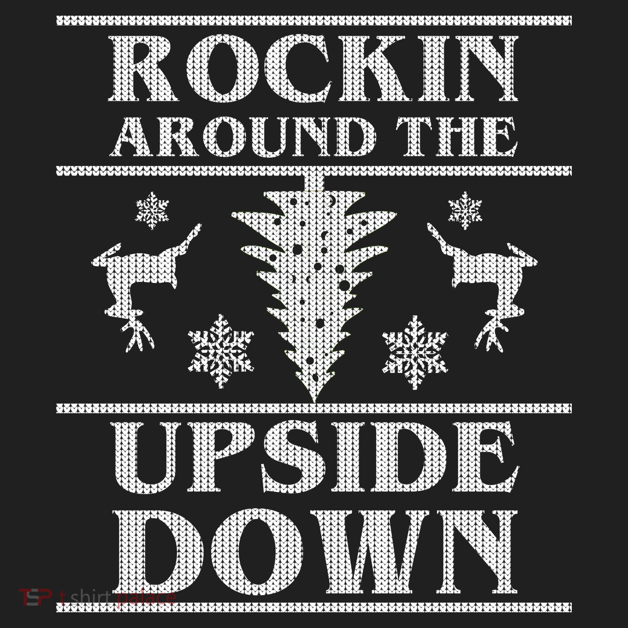 Rockin Around The Upside Down Ugly Christmas Beanie